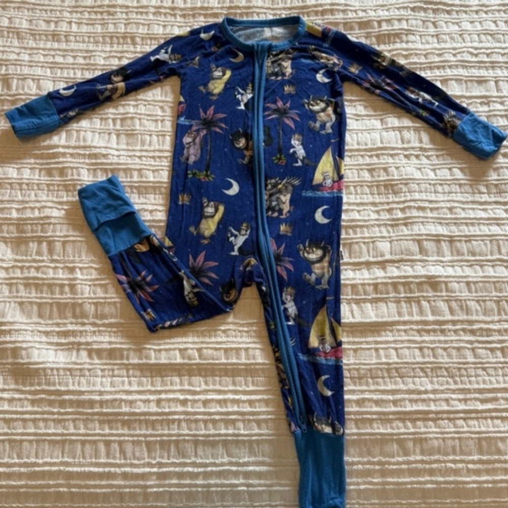 Little Sleepies Where The Wild Things Are Zip Up 2T